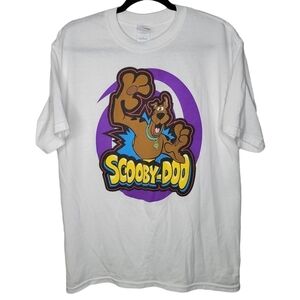 Vintage Y2K Scooby Doo Cartoon Network Hanna Barbera T-Shirt in White